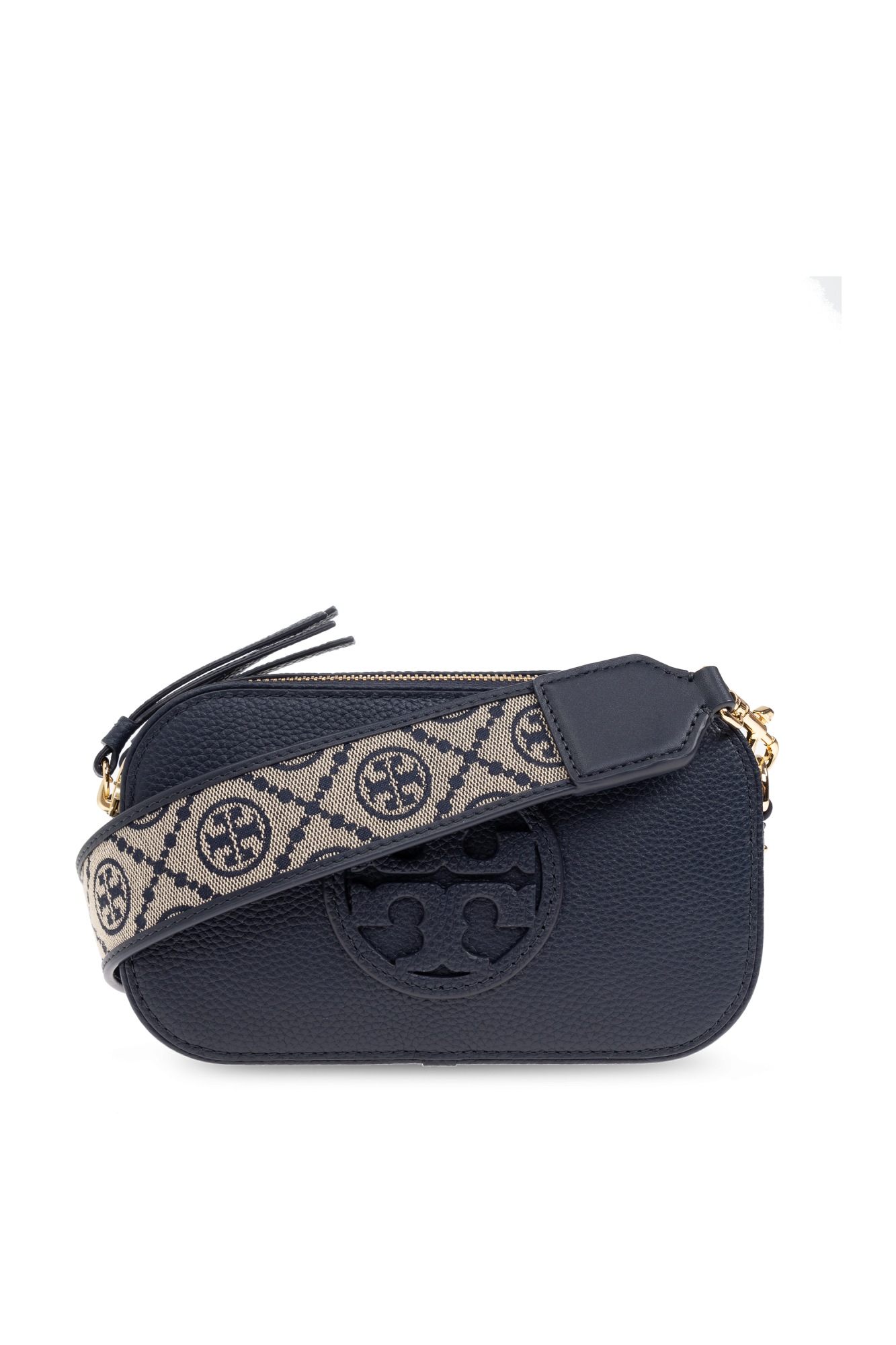 新品未使用　Tory Burch ストール Navy ネイビー Tory Burch - 新品未使用 Tory Burch ストール Navy ネイビーの